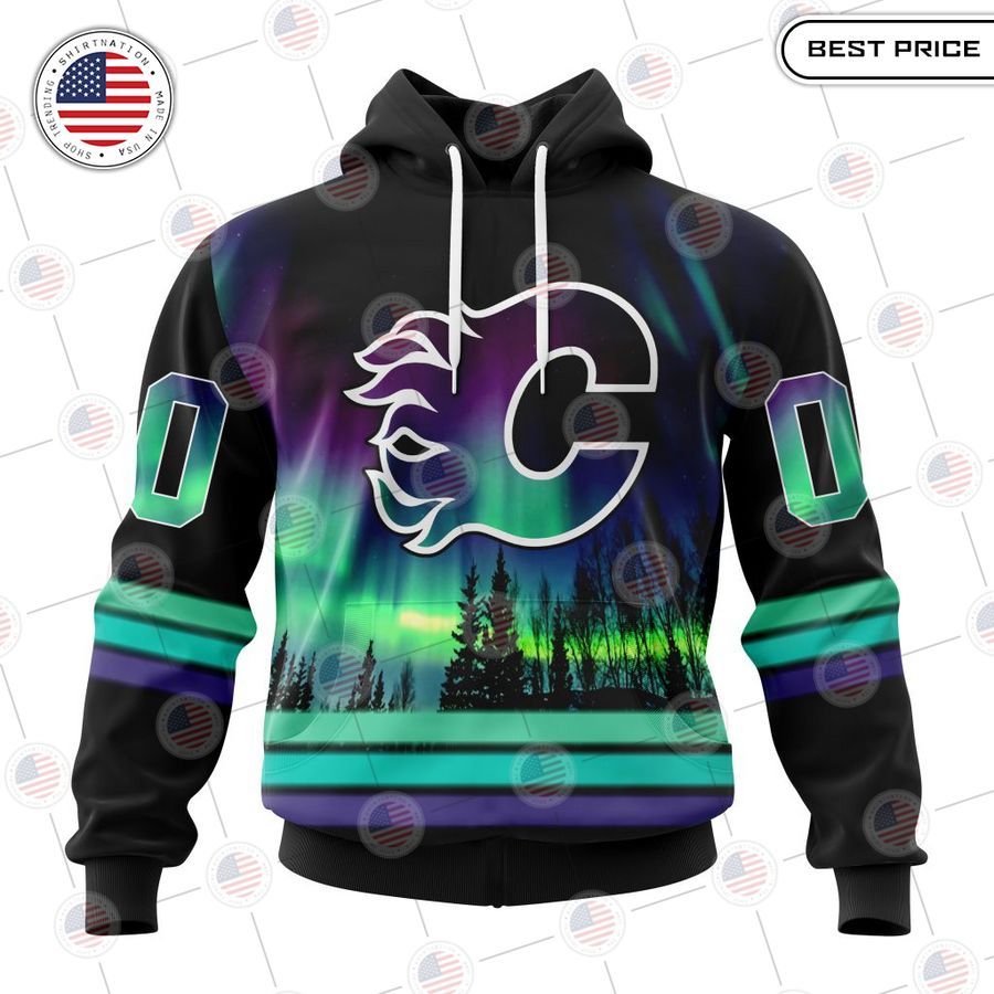 best calgary flames special design with northern custom hoodie 1 87
