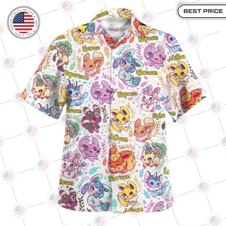 best eevee evolution pattern hawaiian shirts 2 837