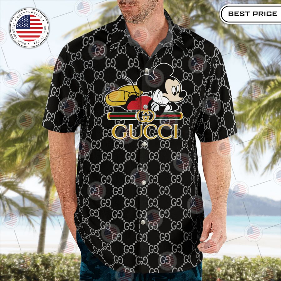 best gucci mickey mouse hawaiian shirts 2 114