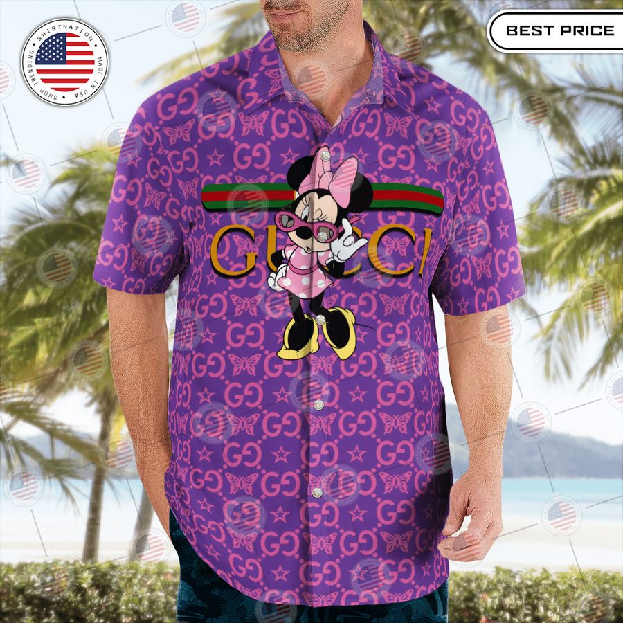 best gucci minnie mouse hawaiian shirts 2 325
