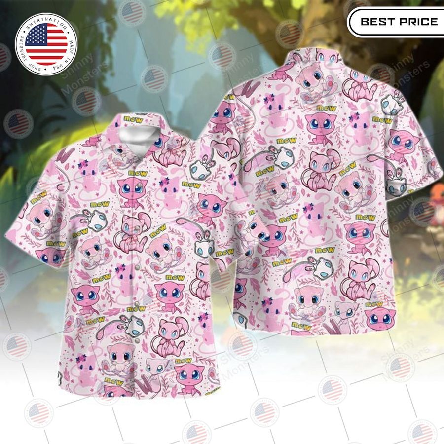 best mew pattern hawaiian shirts 1 89