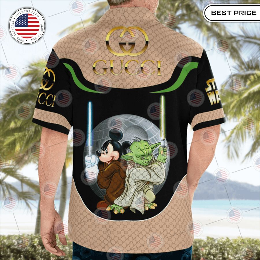 best mickey mouse and yoda star wars gucci hawaiian shirts 2 980