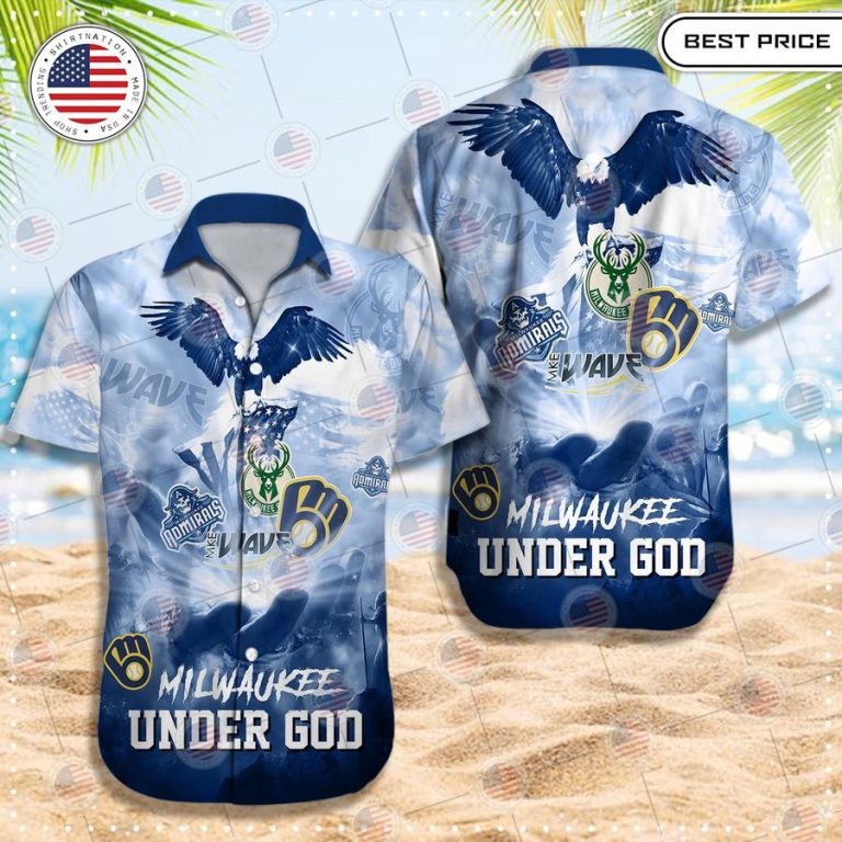 best milwaukee eagle under god sport teams hawaiian shirts 1 491