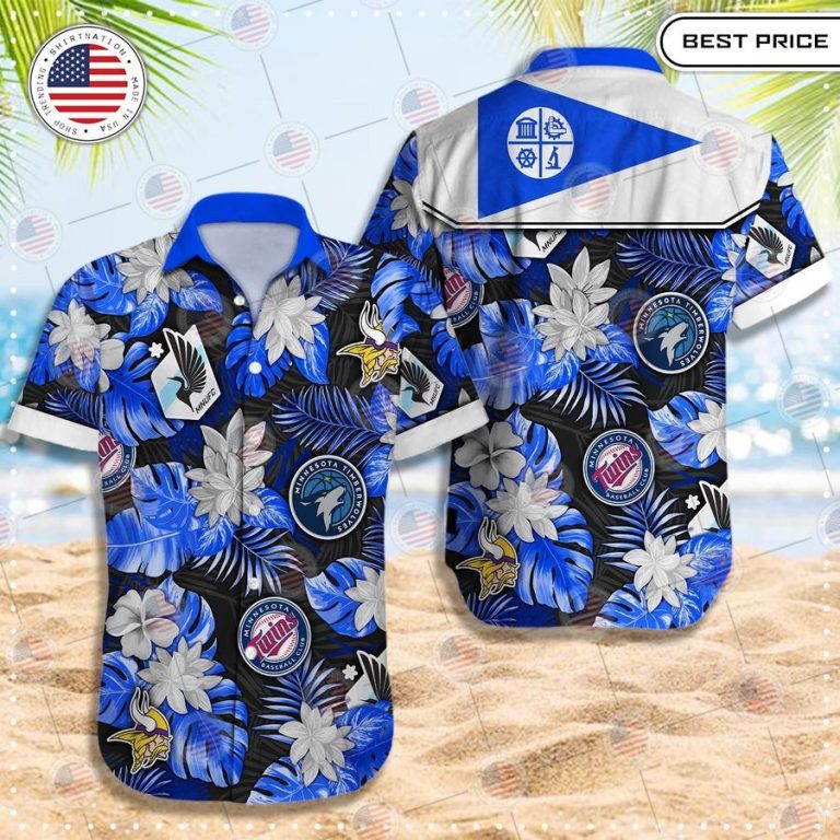 best minnesota twins minnesota timberwolves sport teams hawaiian shirts 1 688