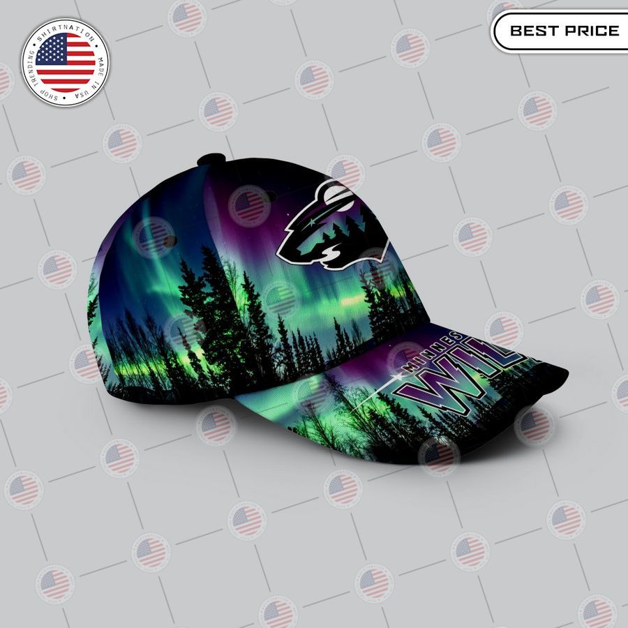 best minnesota wild special design with northern lights classic cap 2 806