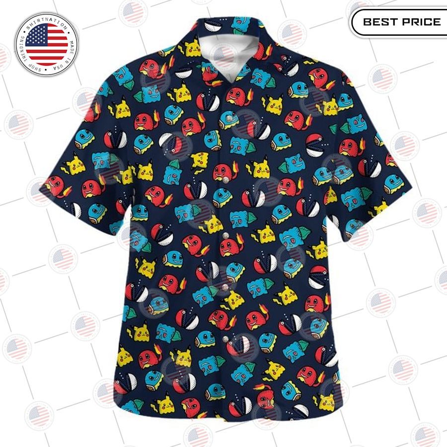best starters pokemon pattern hawaiian shirts 2 272