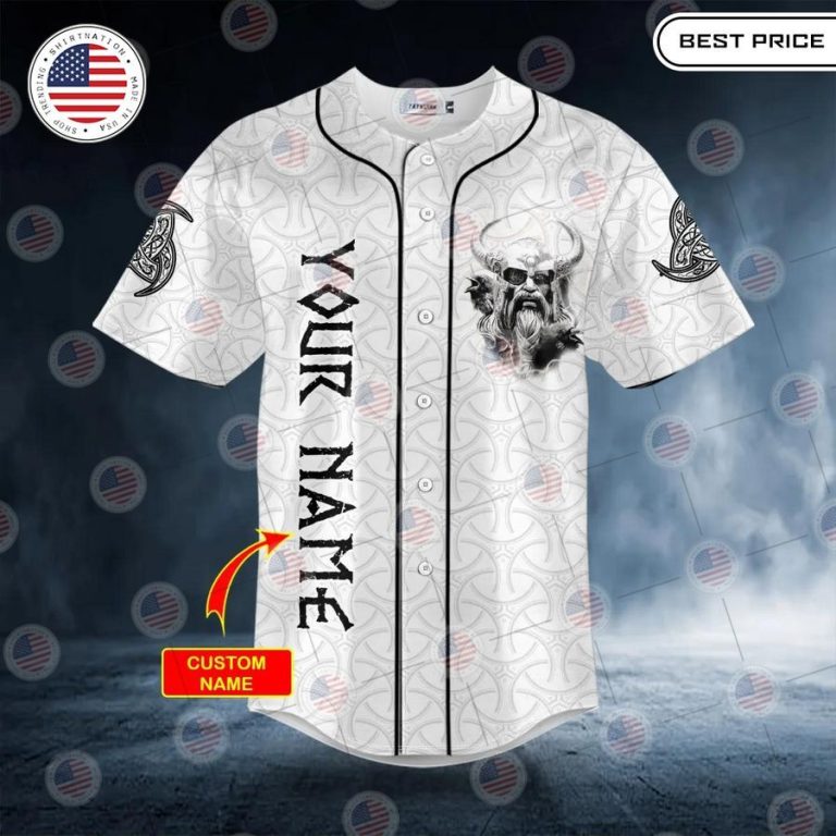 best viking dad just like a normal dad but much cooler custom baseball jersey 3 756