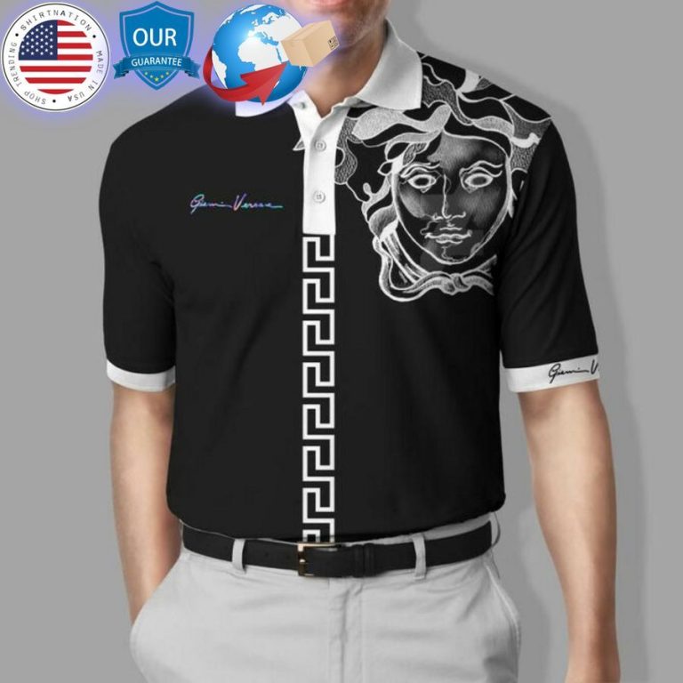 black gianni versace polo shirt 1 619