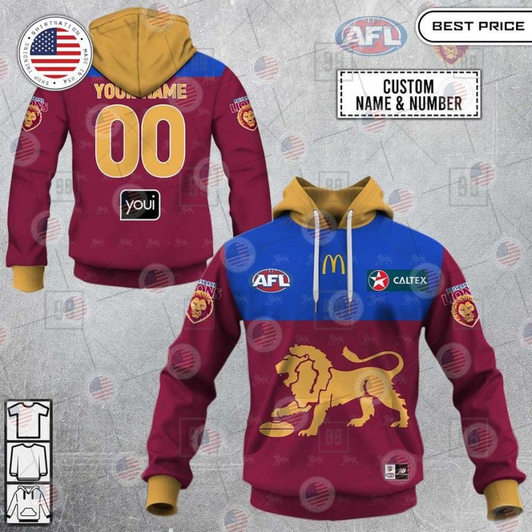 brisbane lions afl custom shirt 1 351