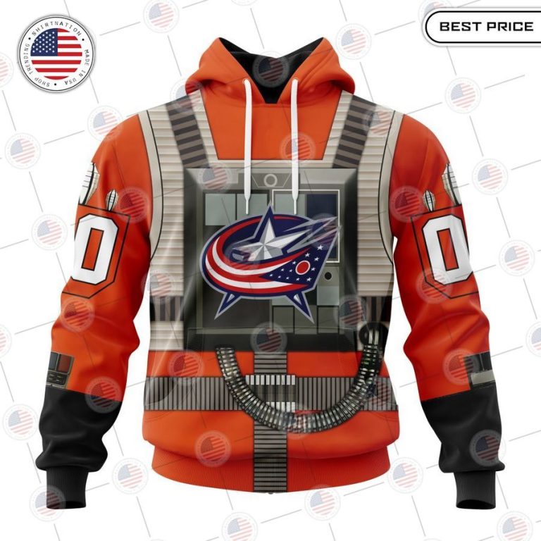 columbus blue jackets star wars rebel pilot design custom shirt 1 827