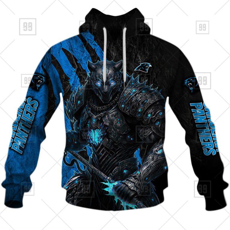 custom carolina panthers warrior hoodie 2620 V0jg8