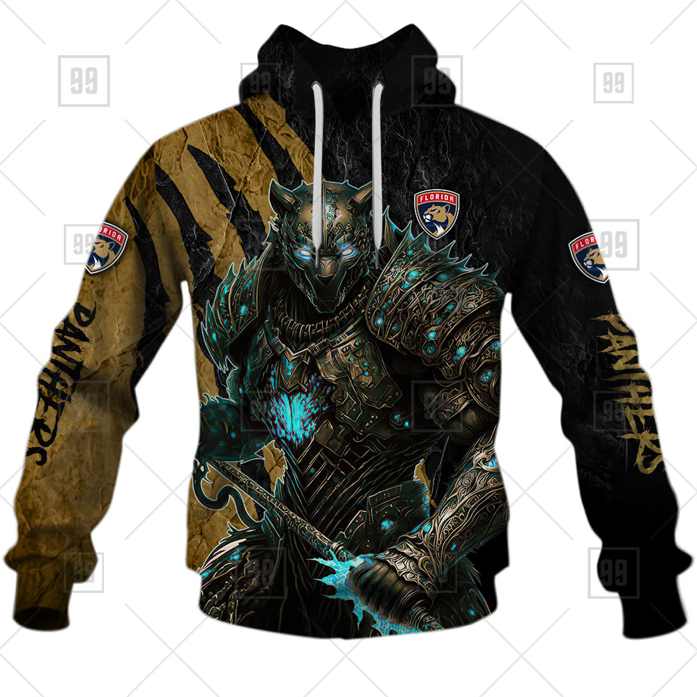 custom florida panthers warrior hoodie 7700 dhbvv