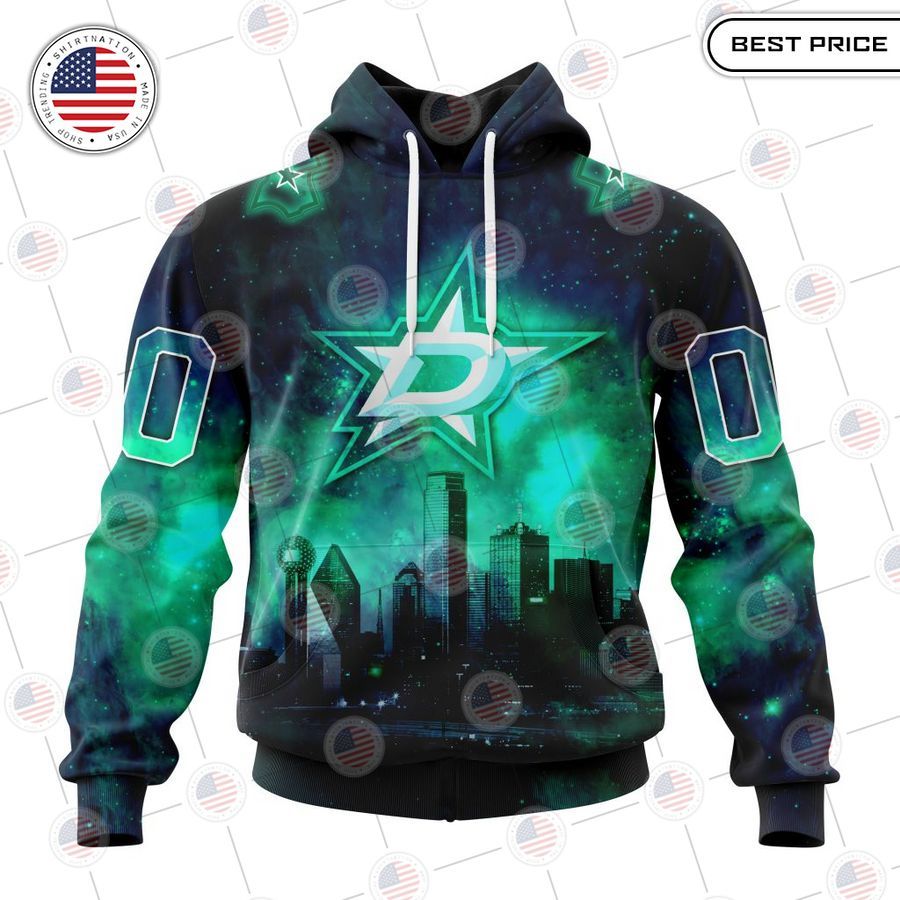 dallas stars special design with night sky galaxy custom shirt 1 435