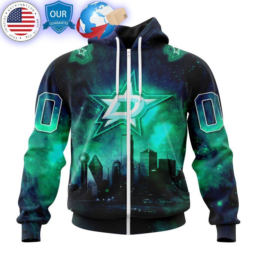dallas stars special design with night sky galaxy custom shirt 2 488