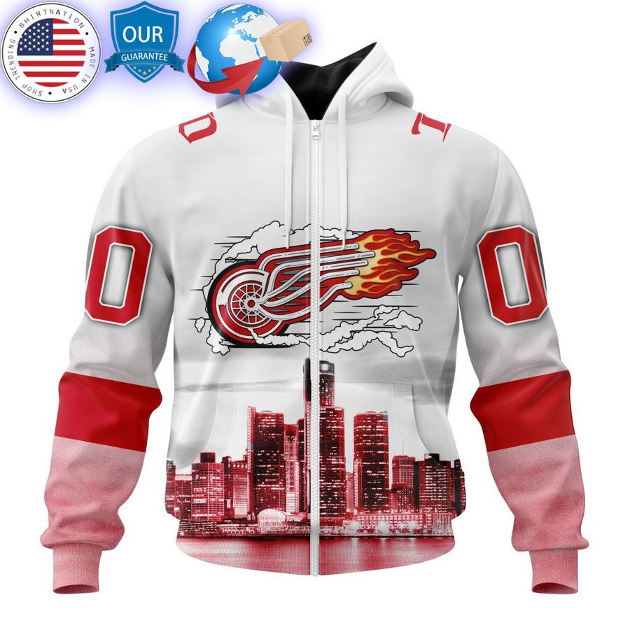 detroit red wings special motor city design custom shirt 2 811