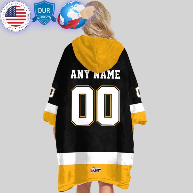 hot ohl kingston frontenacs custom hoodie blanket 2