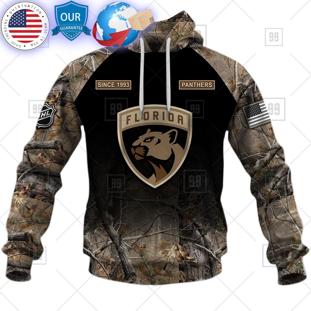 hot florida panthers hunting camouflage custom shirt 2