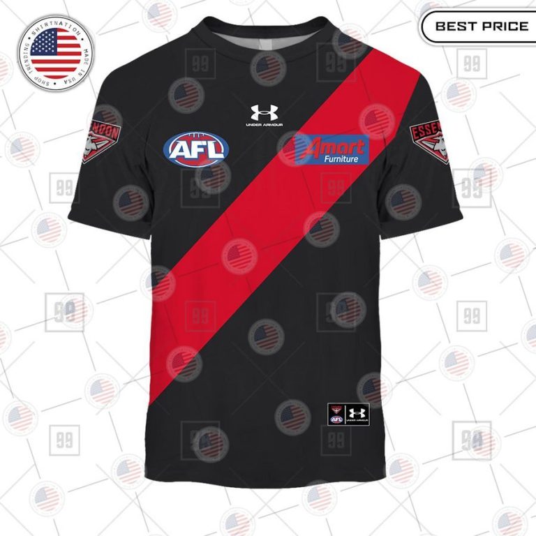 essendon afl custom shirt 3 892