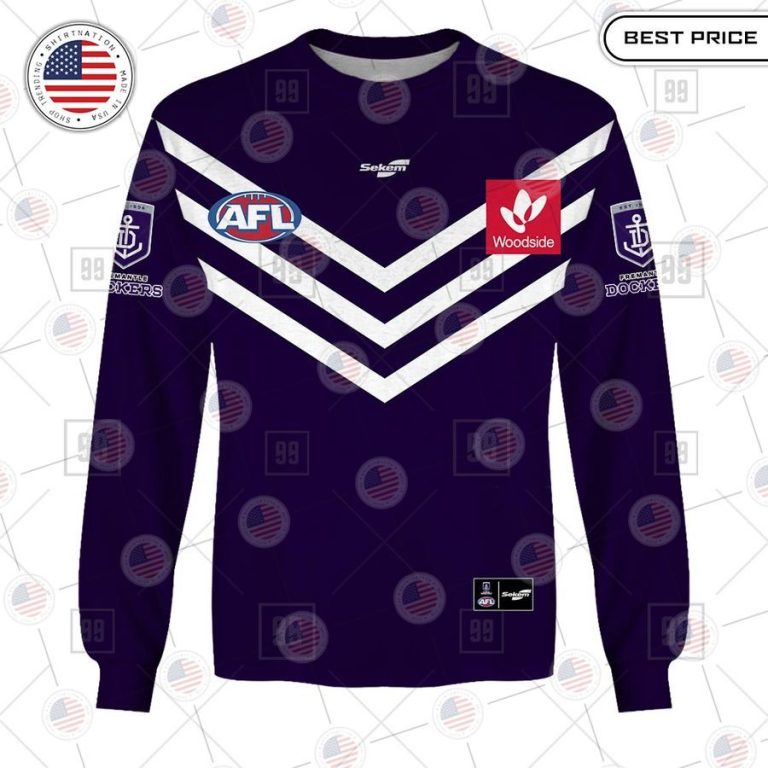 fremantle afl custom shirt 3 973