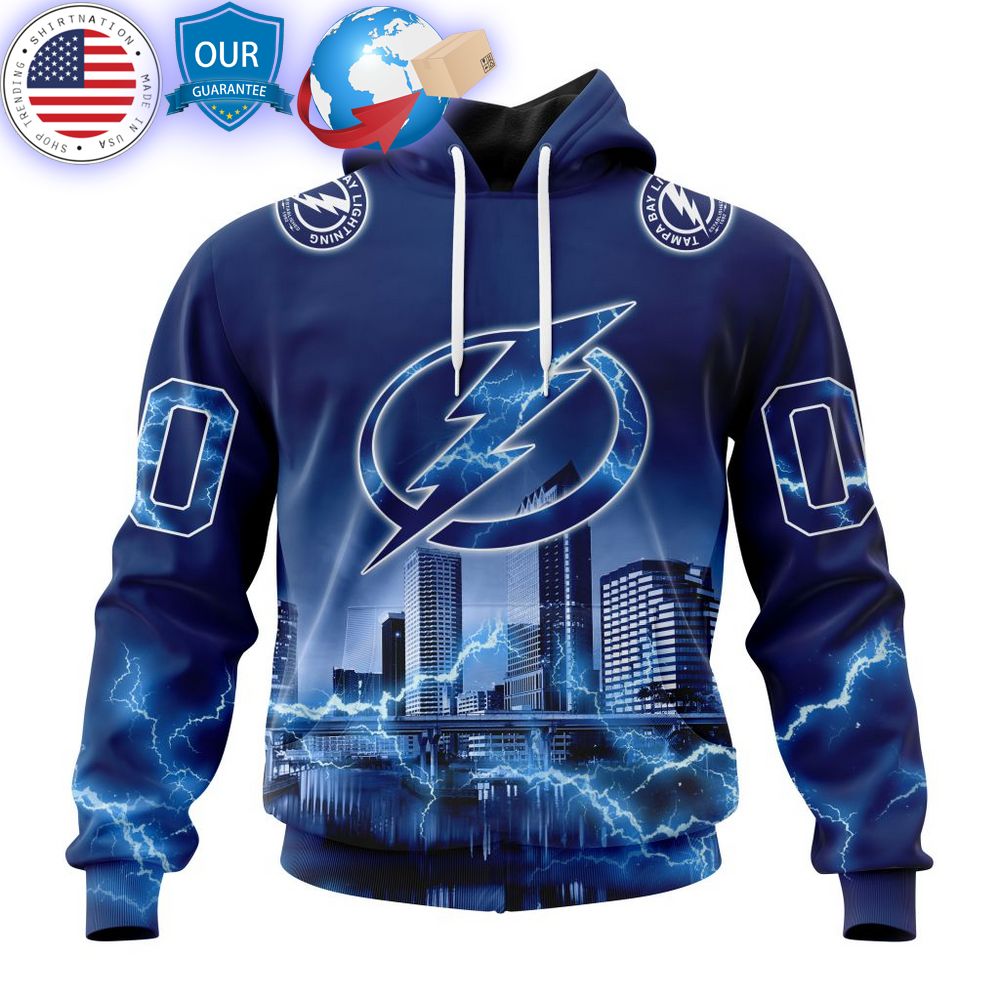 hot custom tampa bay lightning special design with thunderstorms shirt 1