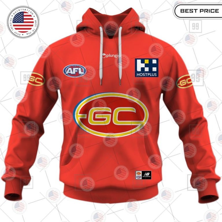 gold coast afl custom shirt 2 646