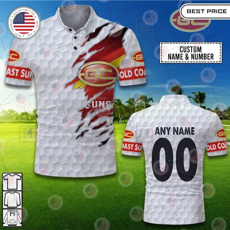 gold coast suns custom polo 1 403