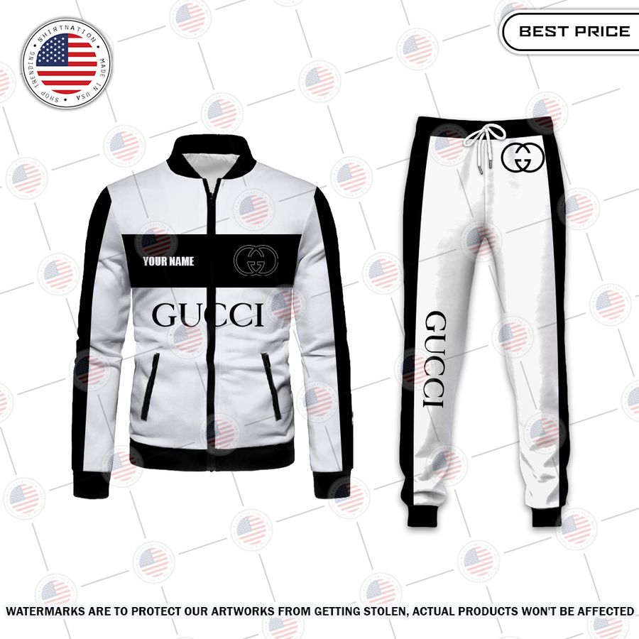 Gucci Custom Tracksuit Jacket Natural and awesome