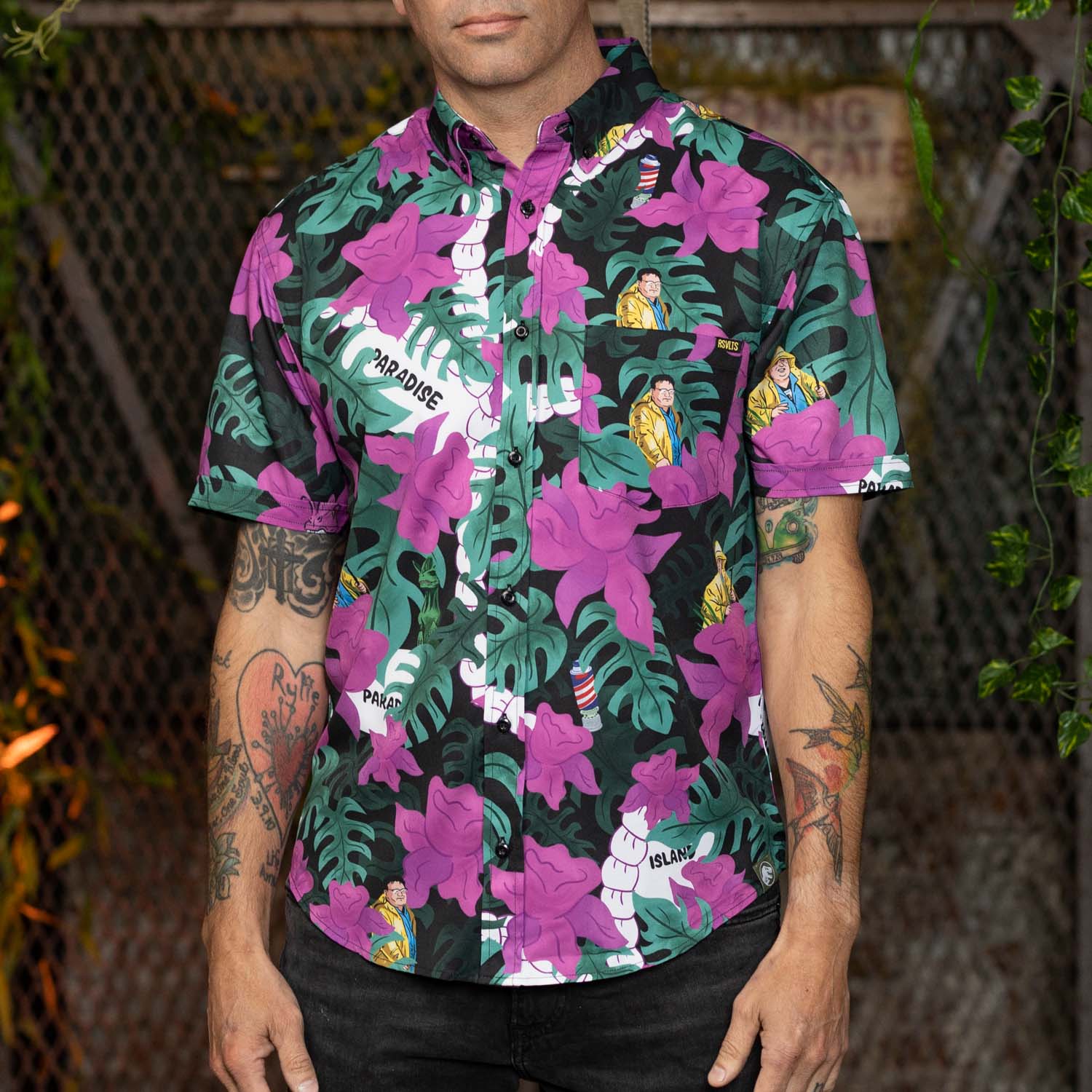 jurassic park nobody cares hawaiian shirt 5270 vQBol