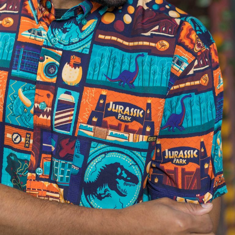 jurassic park tiki finds a way hawaiian shirt 3655 oxHTV