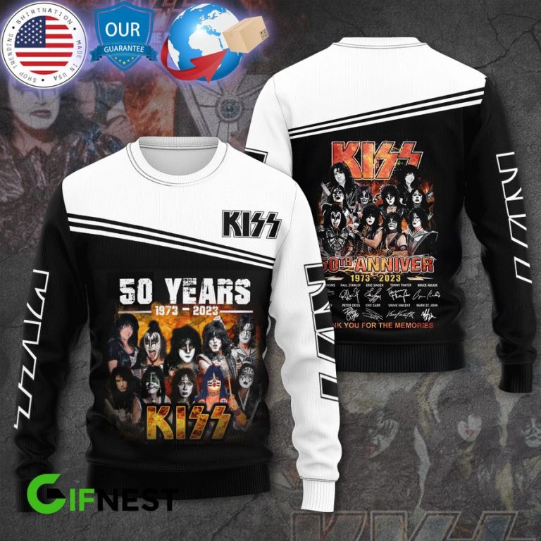 kiss band 50th anniversary hoodie 3 439