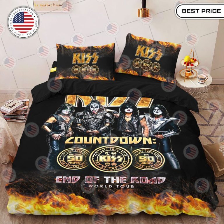 kiss band countdown bedding set 3 943