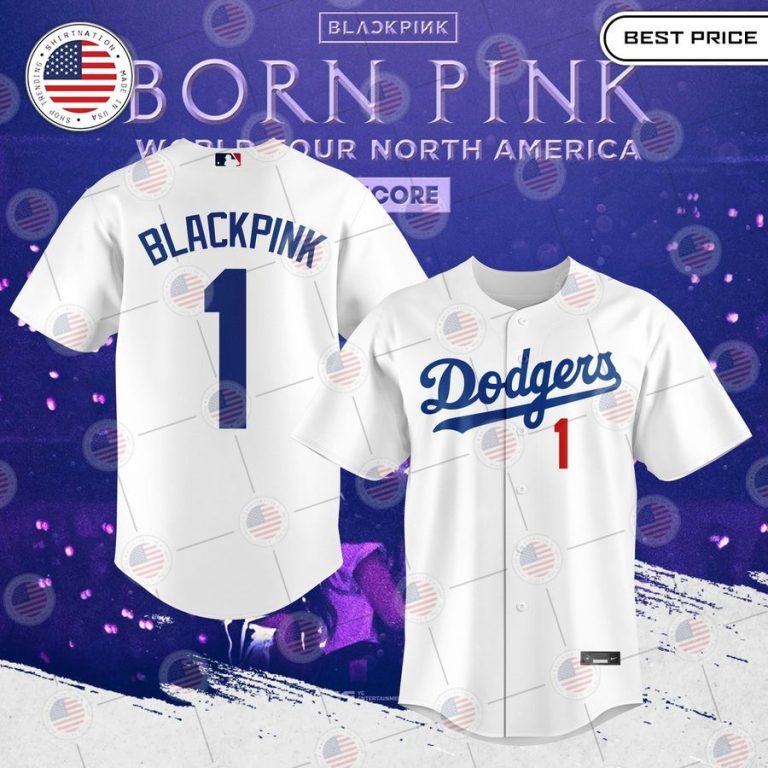 los angeles dodgers x black pink baseball jersey 1 265