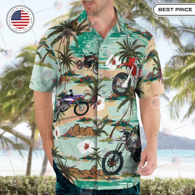 love dirt bikes summer hawaiian shirt 2 377