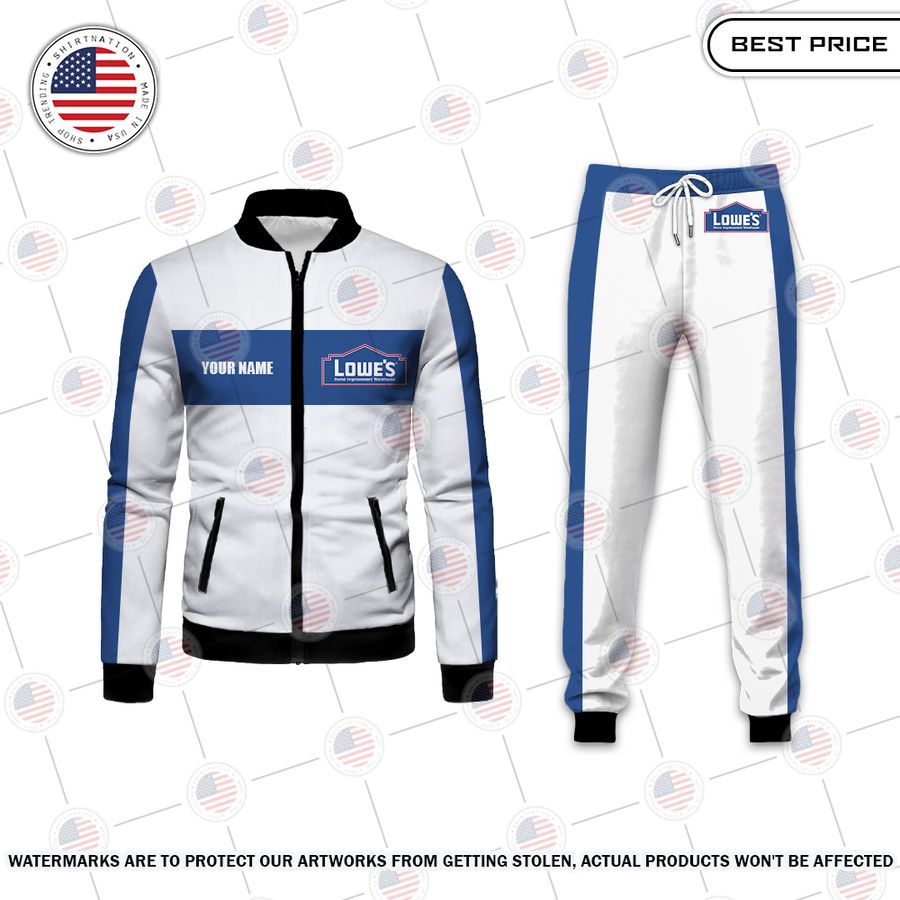 Lowe's Custom Tracksuit Jacket Have you joined a gymnasium?