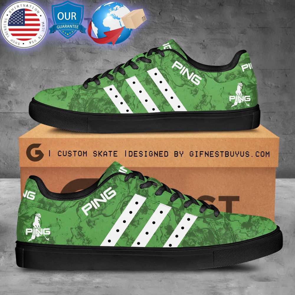 hot ping green stan smith shoes 1