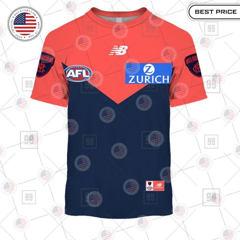 melbourne afl custom shirt 3 983