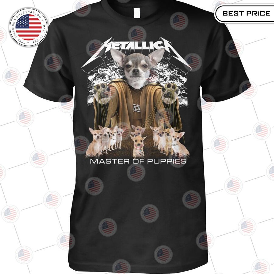 metallica chihuahua master of puppies shirt 1 706
