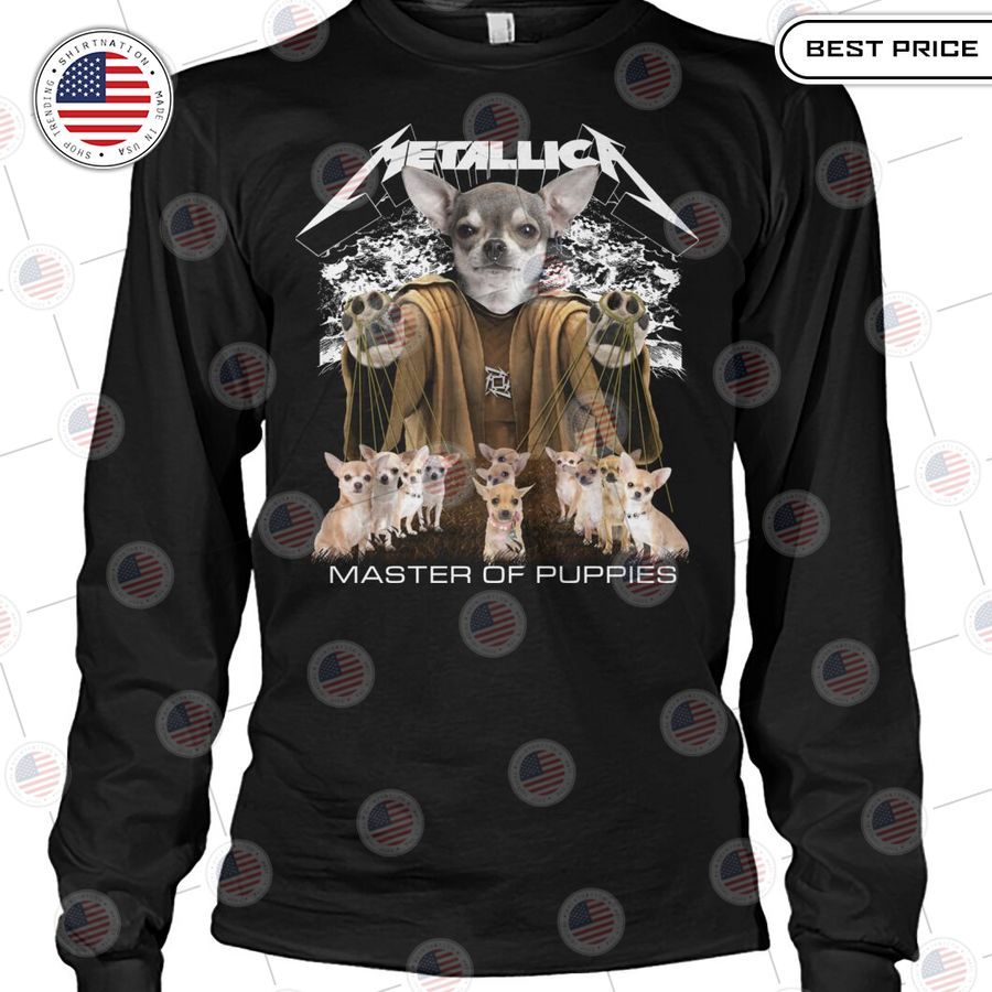 metallica chihuahua master of puppies shirt 2 456