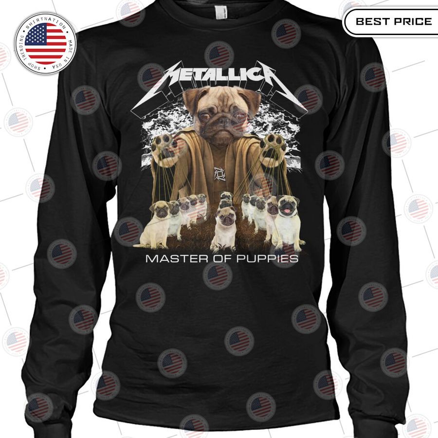 metallica pug master of puppies shirt 2 436