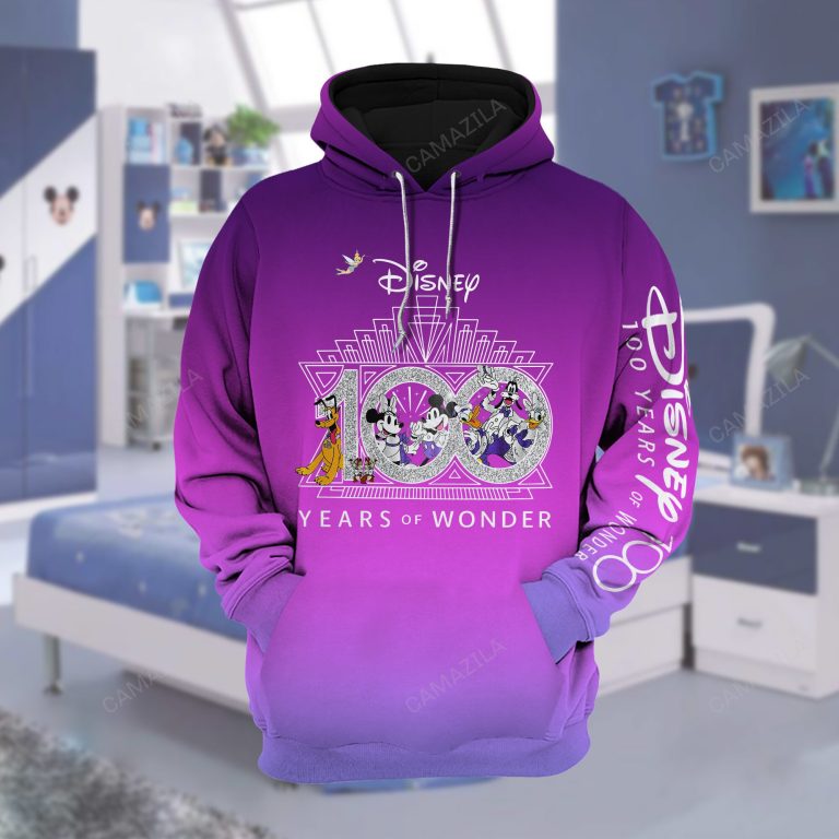 mickey and minnie mouse cartoon disney 100 years of wonder purple hoodie 7646 sBBz3