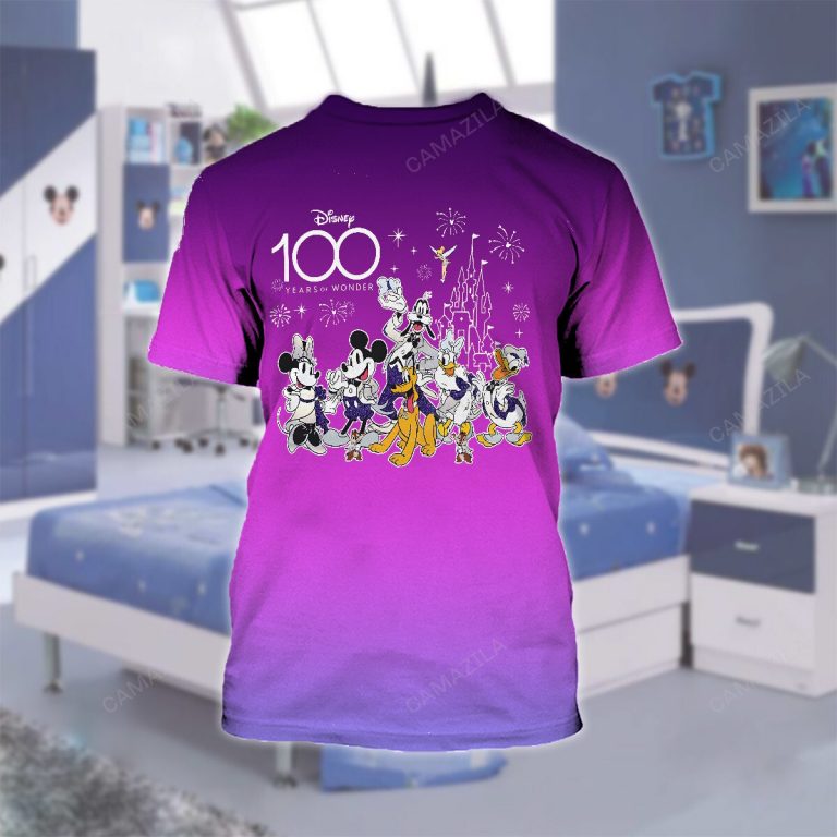 mickey and minnie mouse cartoon disney 100 years of wonder purple shirt 5994 kuMJD