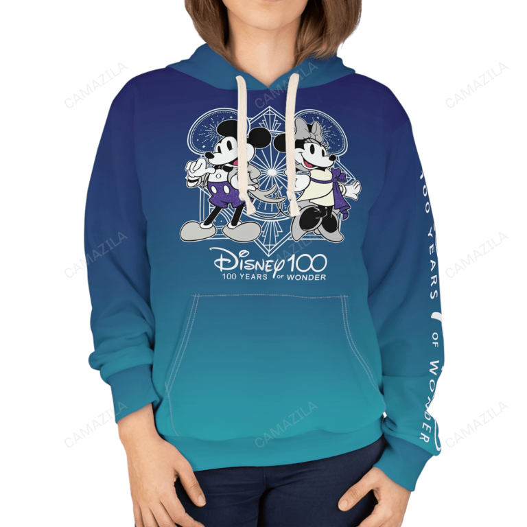 mickey and minnie mouse disney 100 years of wonder hoodie 5262 4NePg