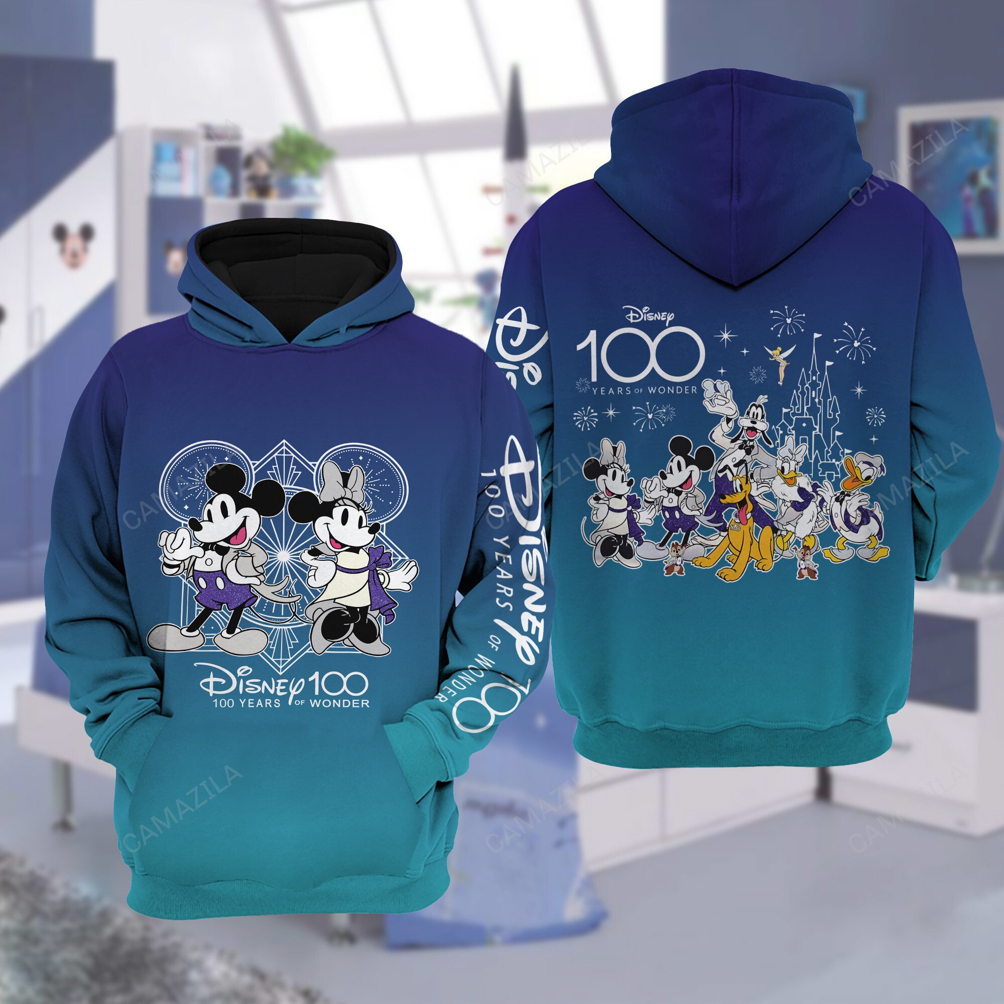 mickey and minnie mouse disney 100 years of wonder hoodie 5836 ly43b