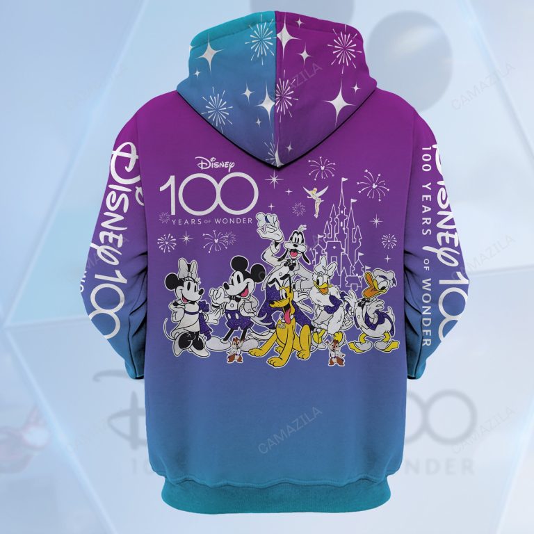 mickey and minnie mouse disney 100 years of wonder purple hoodie 6615 EGz8U