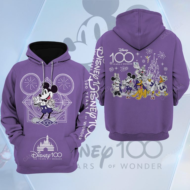 mickey mouse cartoon disney 100 years of wonder hoodie 5438 moTb5