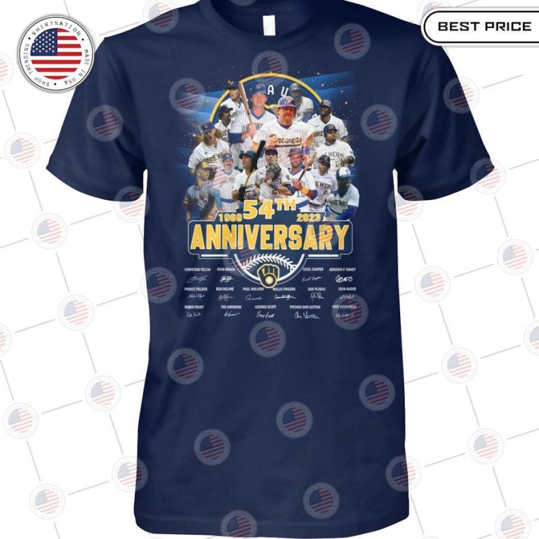 milwaukee brewers 54th anniversary shirt 1 514