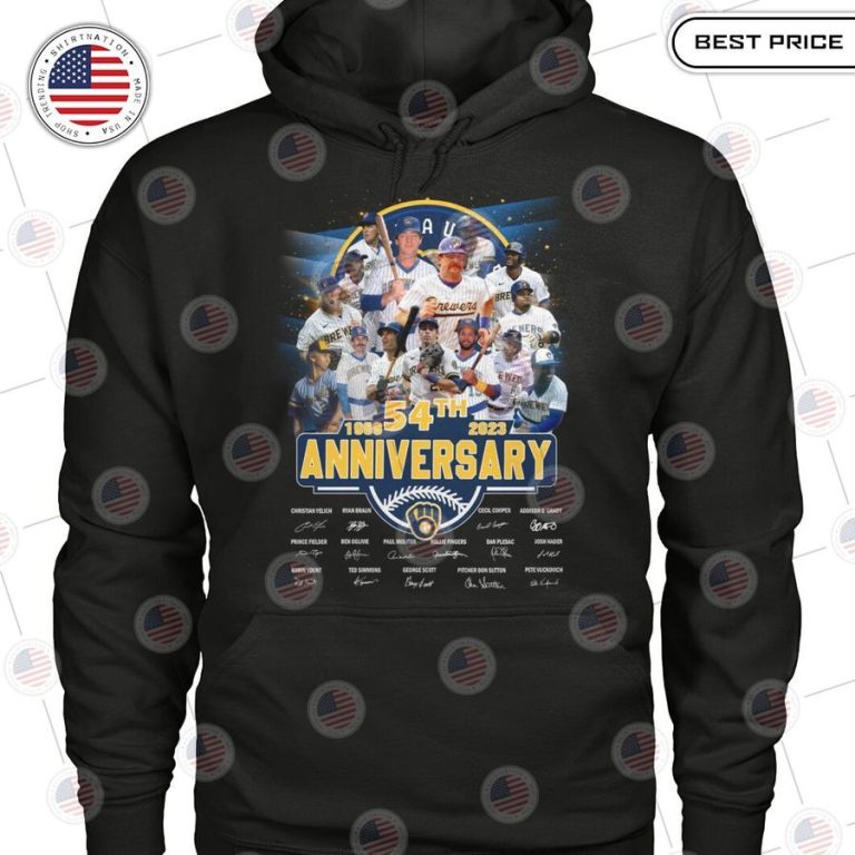 milwaukee brewers 54th anniversary shirt 3 454