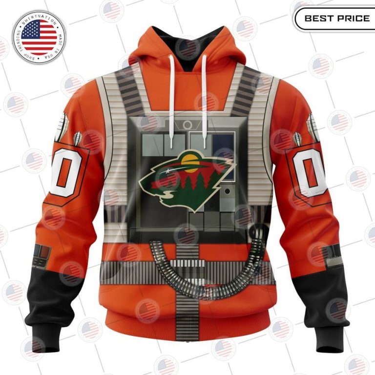 minnesota wild star wars rebel pilot design custom shirt 1 807