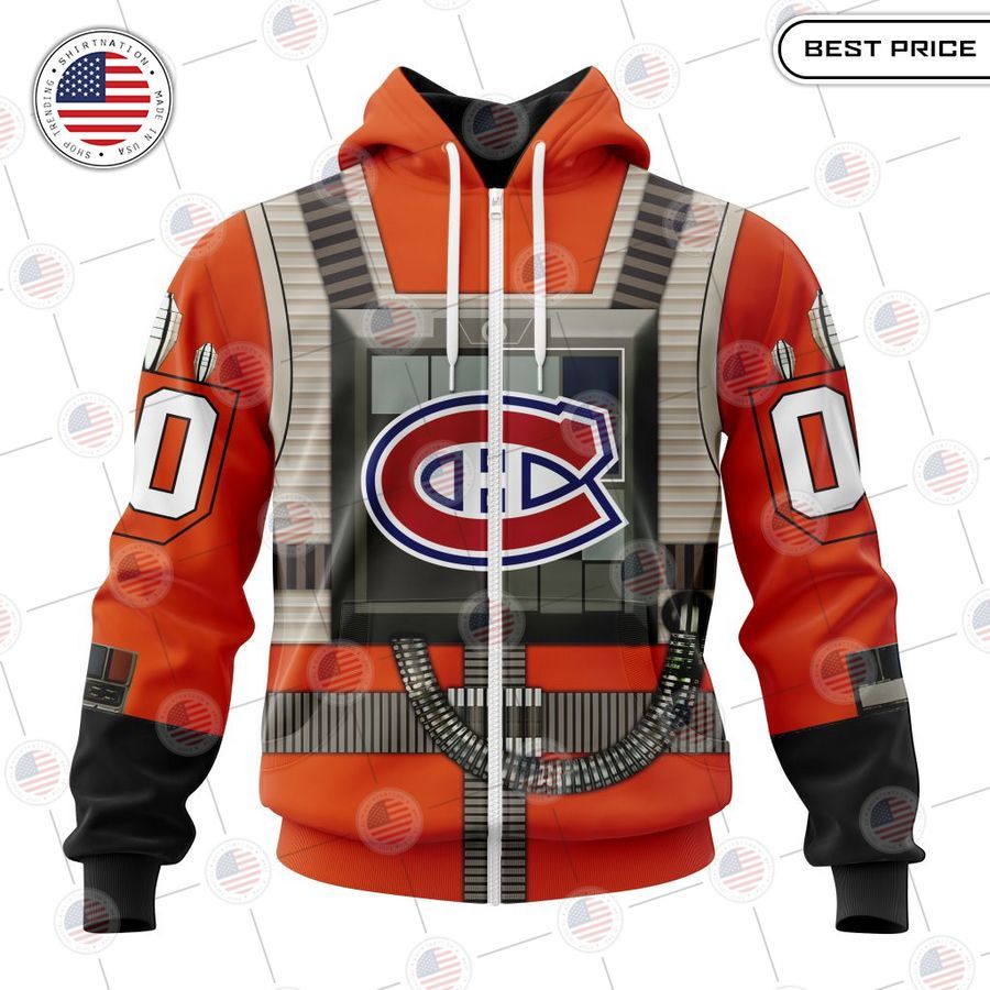 montreal canadiens star wars rebel pilot design custom shirt 2 517