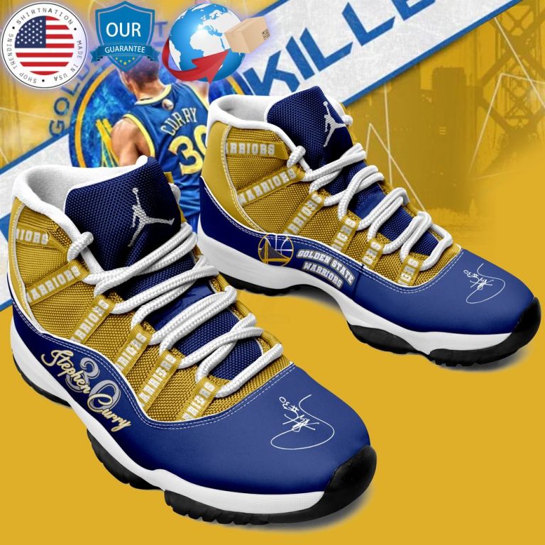 hot stephen curry golden state warriors air jordan 11 sneakers 1